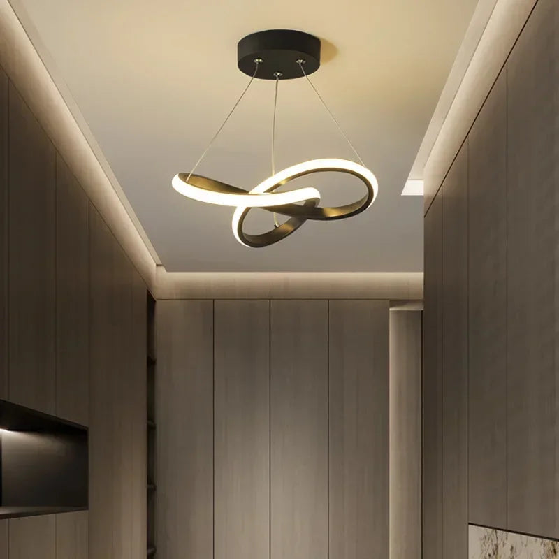 Lustre Nordique LED Design — Simple Créatif — Salon Chambre et Couloir