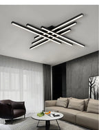 Lustre LED Chambre — Noir