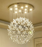 Lustre Cristal Moderne — Escalier