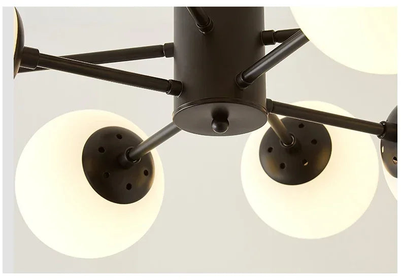 Lustre Blanc — Plafonnier Nordique Design