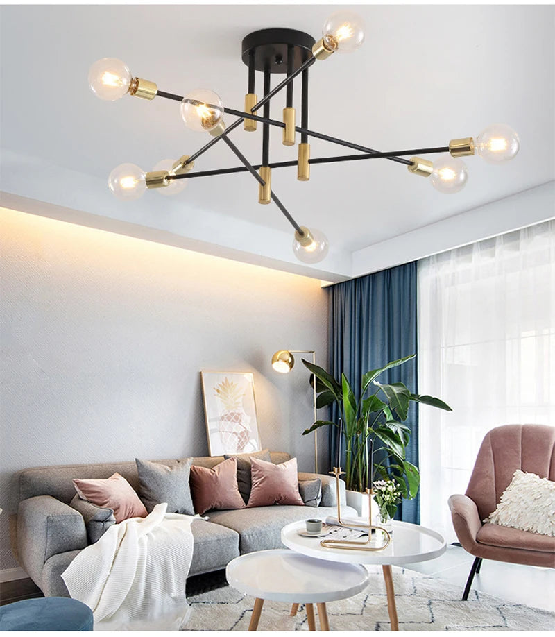 Lustre Salon Industriel