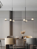 Lustre Noir Moderne — Verre
