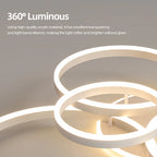 Lustre pour Salon Moderne — Blanc