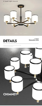 Lustre Moderne Salon — Plafonnier Nordique Design