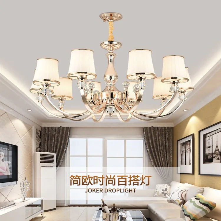 Lustre Luxe Cristal — Salon