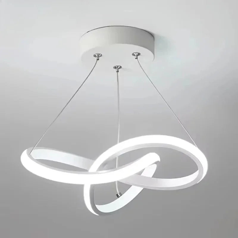 Lustre Nordique LED Design — Simple Créatif — Salon Chambre et Couloir