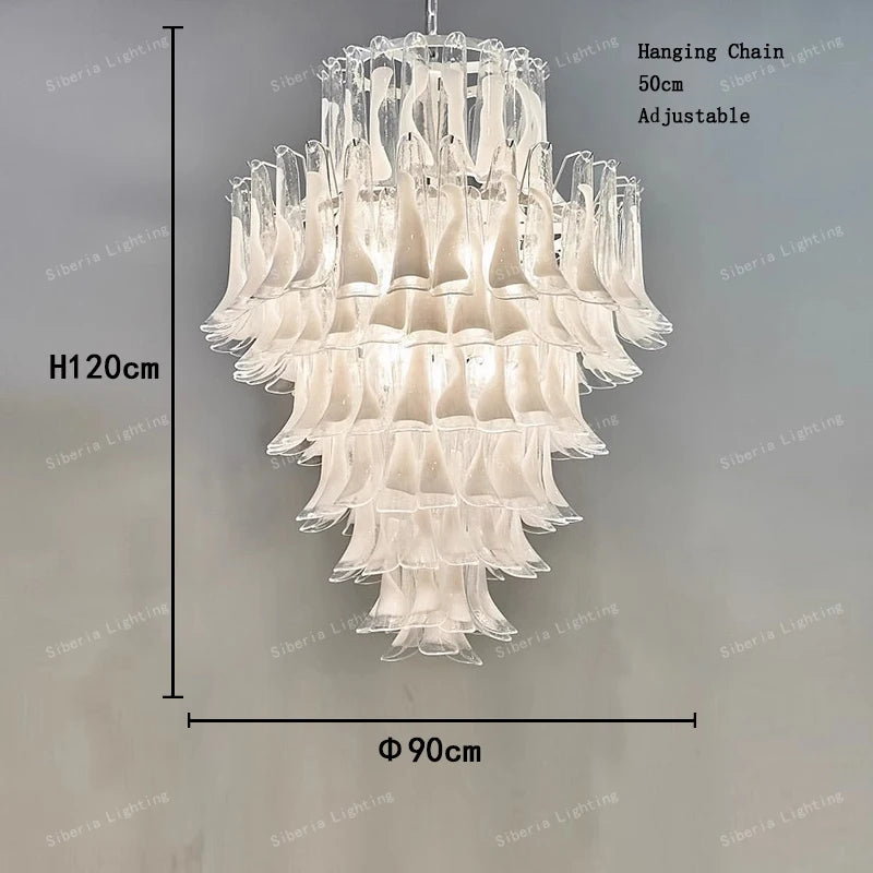 Lustre Salon Moderne — Verre