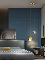 Suspension Cristal Minimaliste Nordique — Long Line Luxe — Chambre et Salon