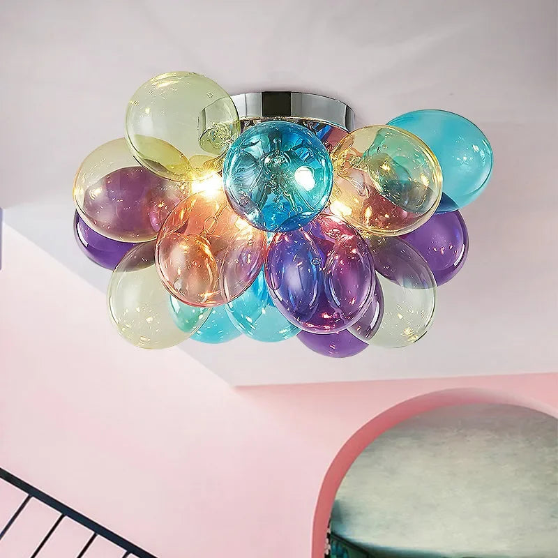 Lustre Coloré — Plafonnier Nordique Design