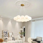 Lustre Blanc Moderne — Salon