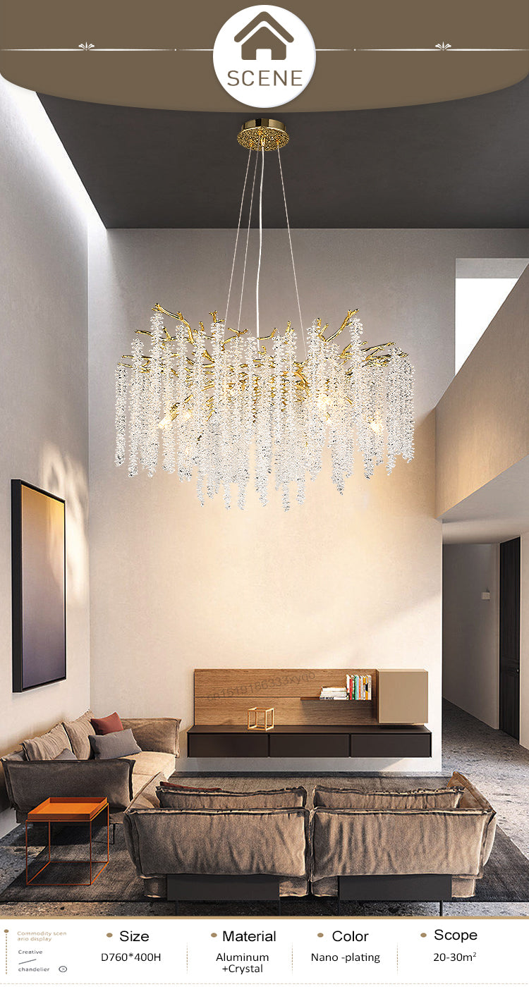 Lustre Luxe Cristal — LED