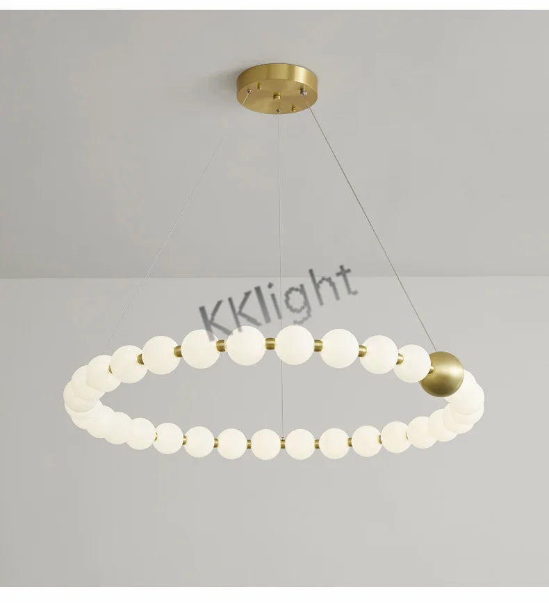 Lustre Art Déco — Cuivre