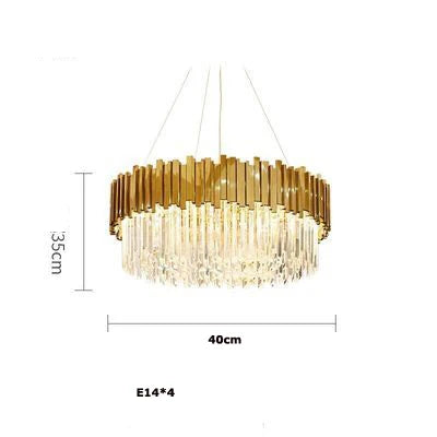 Lustre en Cristal Pas Cher — Métal