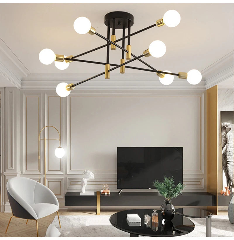 Lustre Salon Industriel