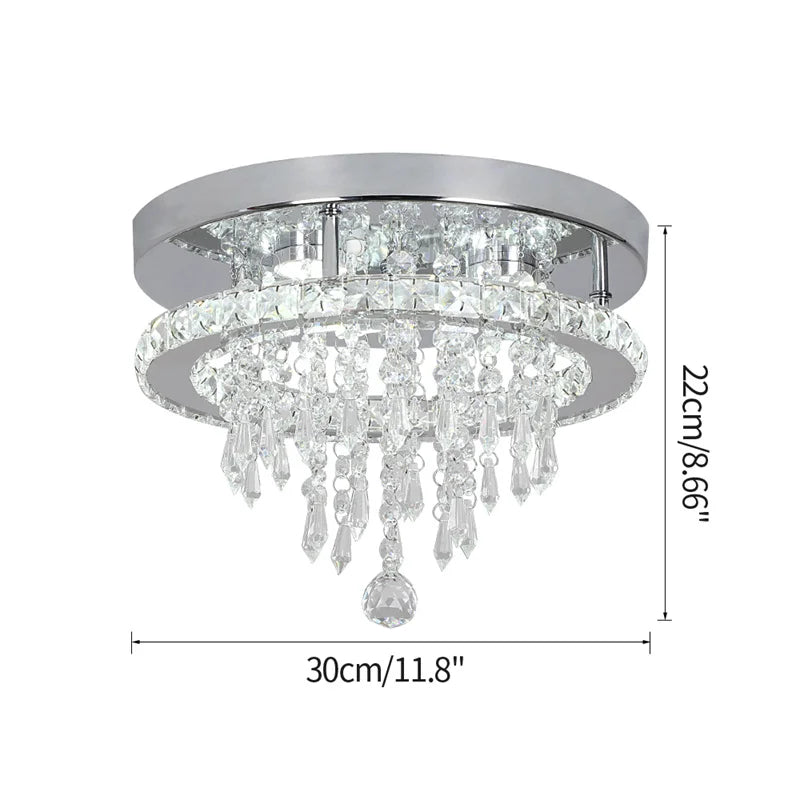 Lustre Led — Plafonnier LED Cristal