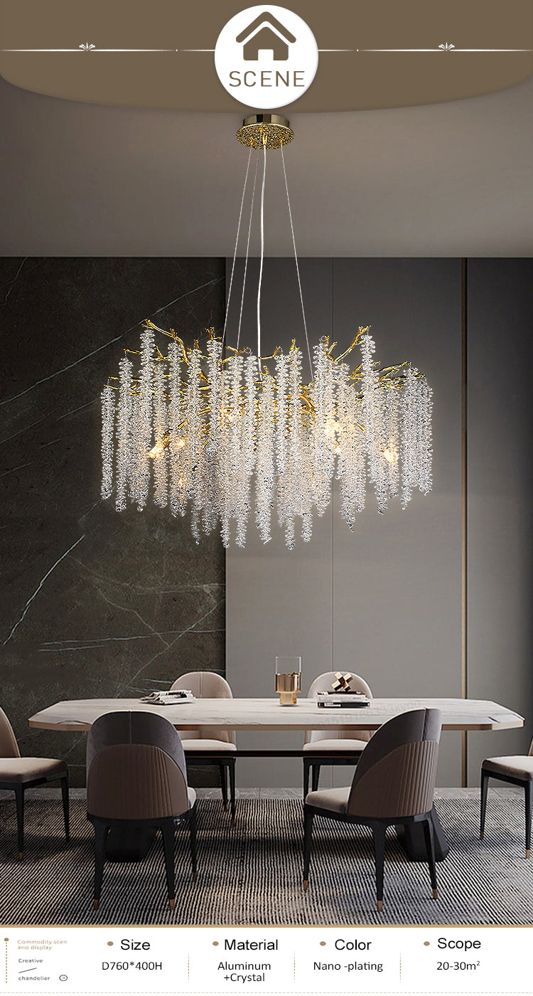 Lustre Luxe Cristal — LED