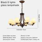 Lustre Salon Moderne — Plafonnier LED Cristal