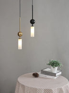 Lustre Luxe Nordique Art — Fer Or et Noir LED — Restaurant et Chambre