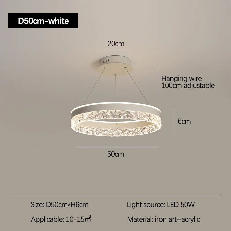 Lustre pour Salon Moderne — Métal