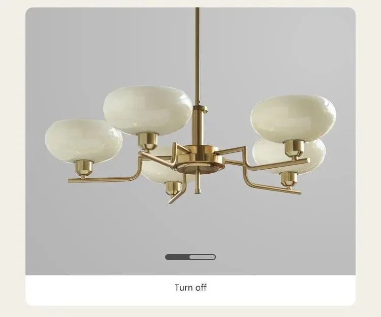 Lustre Vintage Industriel — Verre