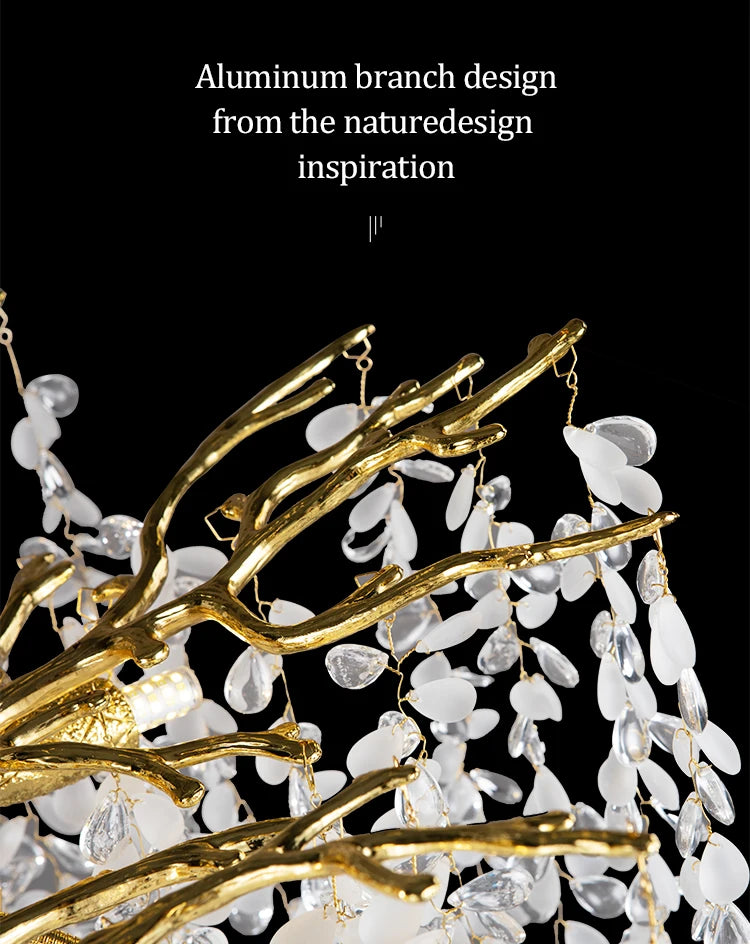 Lustre Cristal Salon — Chambre