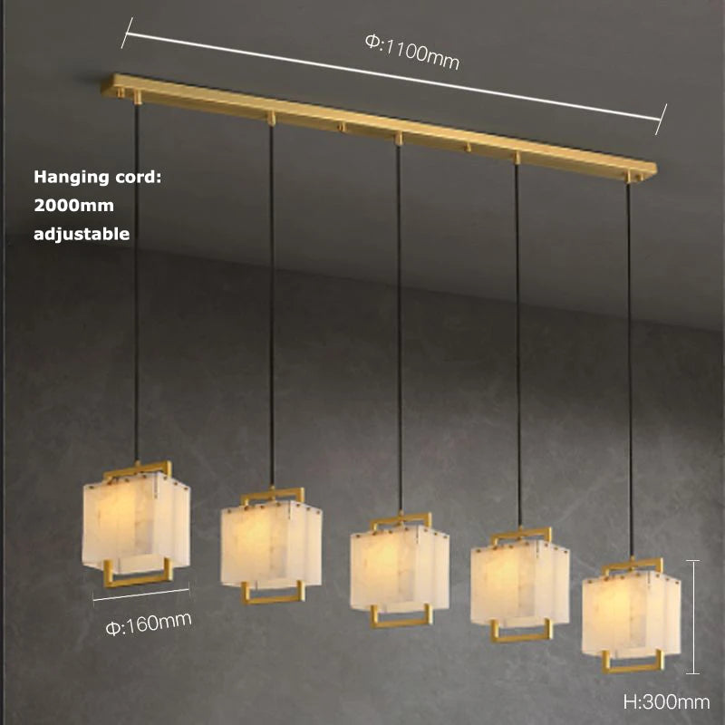 Lustre Tendance Salon — Marbre