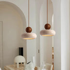 Suspension Pierre d'Agate Naturelle — Design Vintage Unique — Chambre et Restaurant