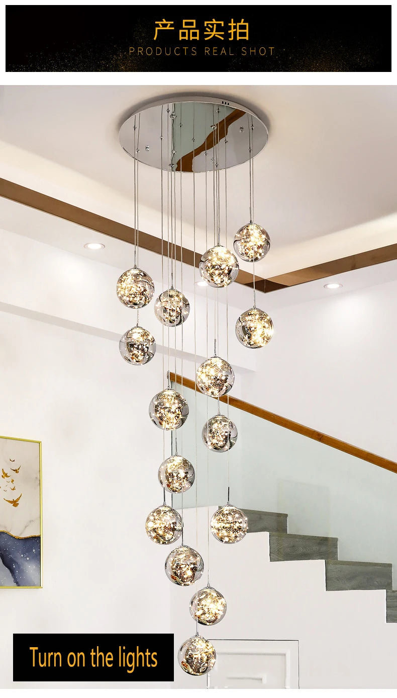Lustre Salle à Manger Moderne — Cristal
