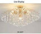 Lustre Baroque — Plafonnier LED Cristal