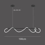 Lustre Cuisine Industriel — Nordique — Doré 150 cm A