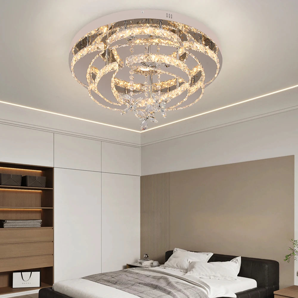 Lustre LED Cristal — Verre