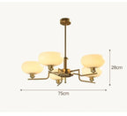 Lustre Vintage Industriel — Verre