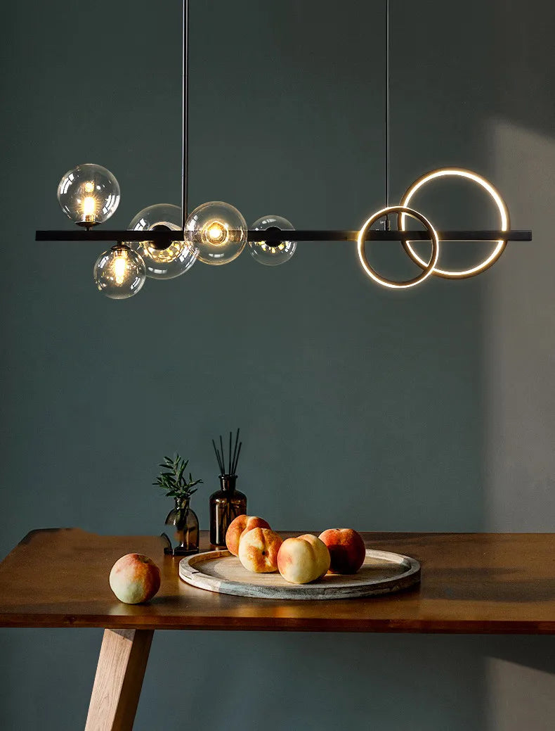 Lustre Industriel Noir