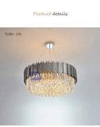 Lustre Cristal Design — Moderne — Oval 150cm