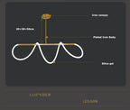 Lustre Cuisine Industriel — Nordique — Rond 60 cm