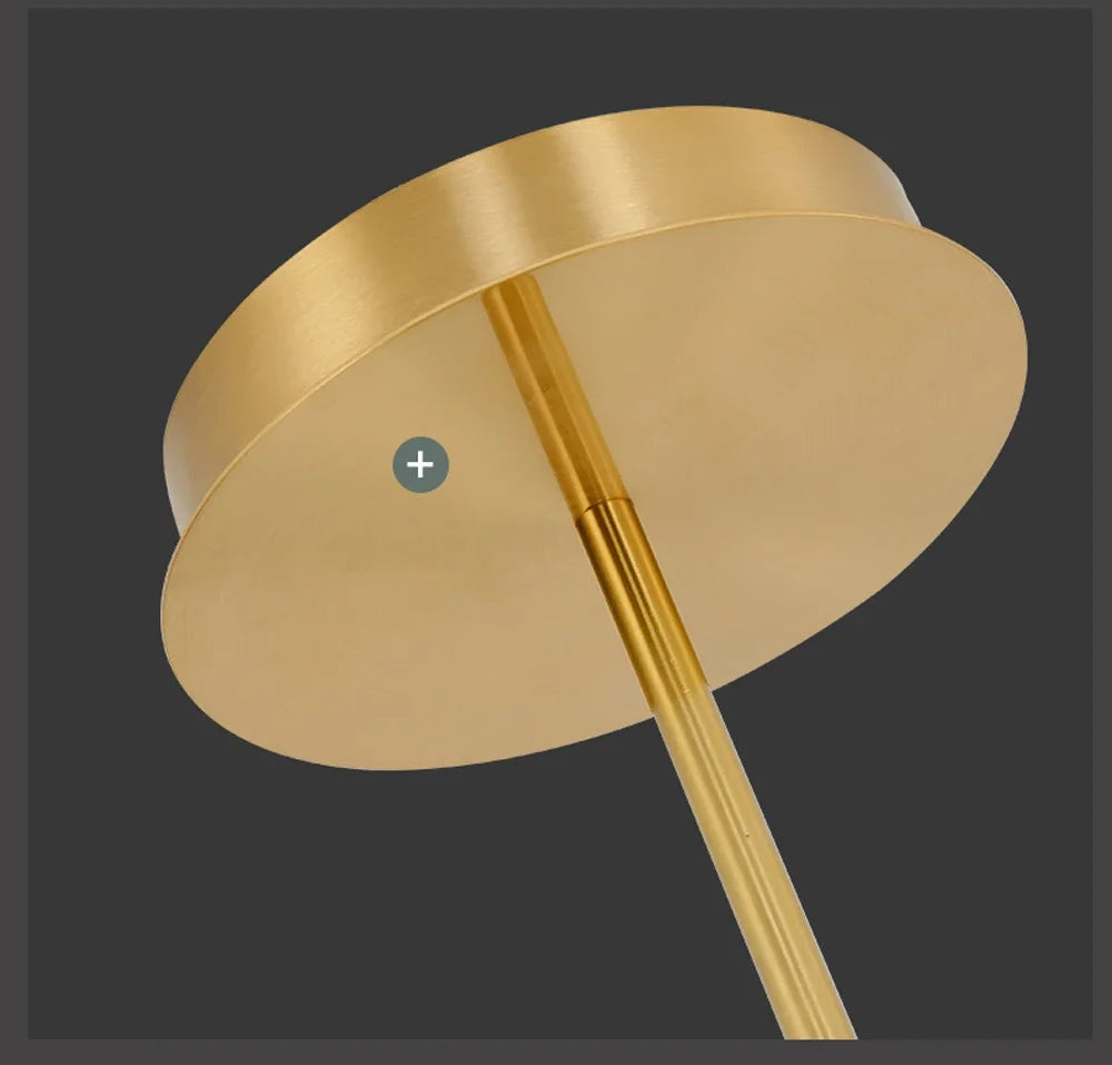 Lustre Cuisine Industriel — Nordique — Doré 150 cm A