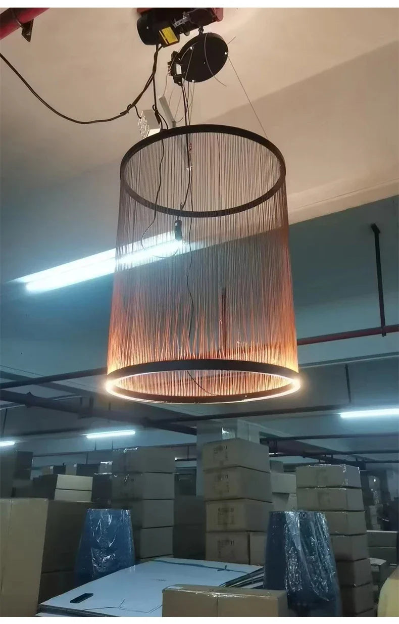 Lustre Bohème Rotin