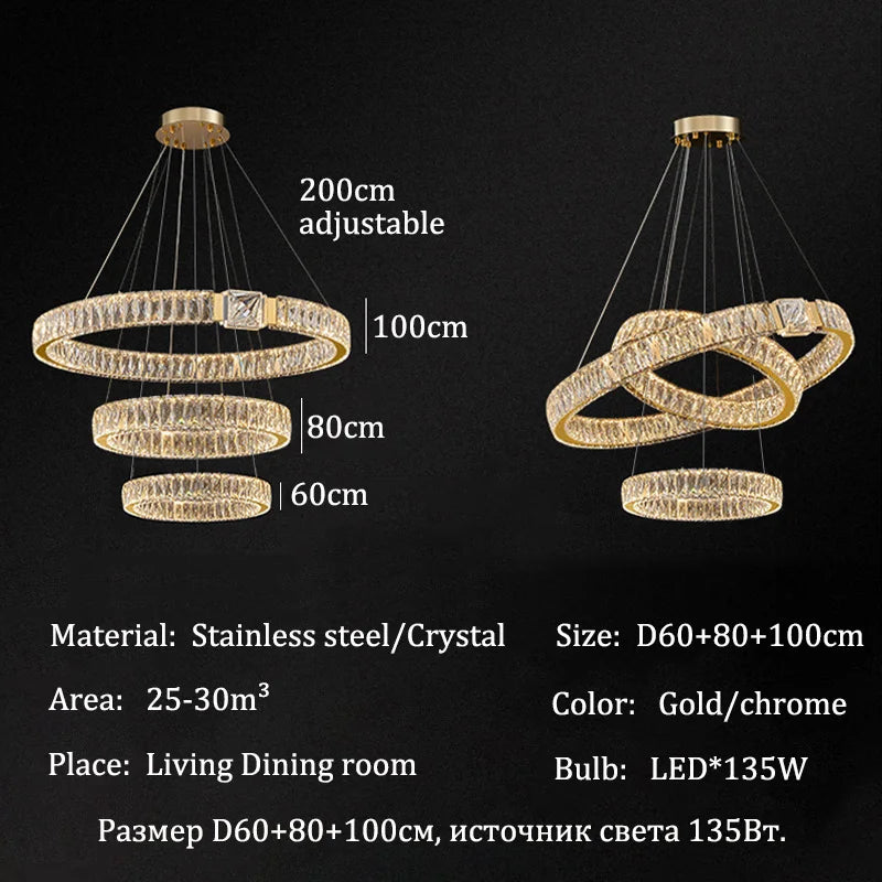 Lustre Cristal Ancien — Moderne
