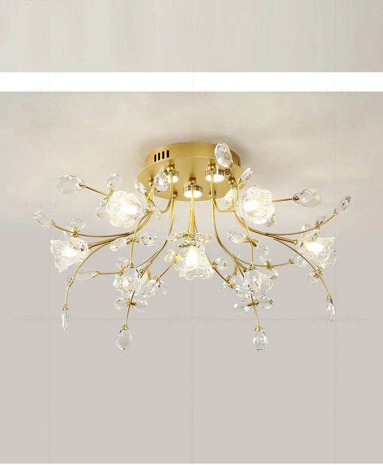 Lustre en Cristal Pas Cher — Nordique