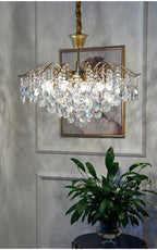 Lustre Haut Plafond — Plafonnier LED Cristal