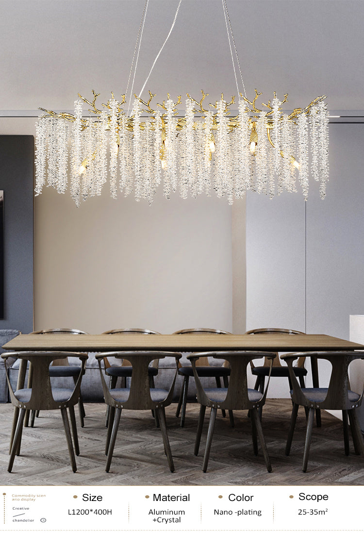 Lustre Luxe Cristal — LED