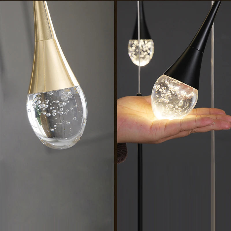 Lustre Salon Moderne — Cristal