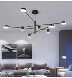 Lustre Moderne Noir — Cuivre