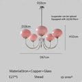 Lustre Chambre Adulte — LED — B argent 5 ampoules