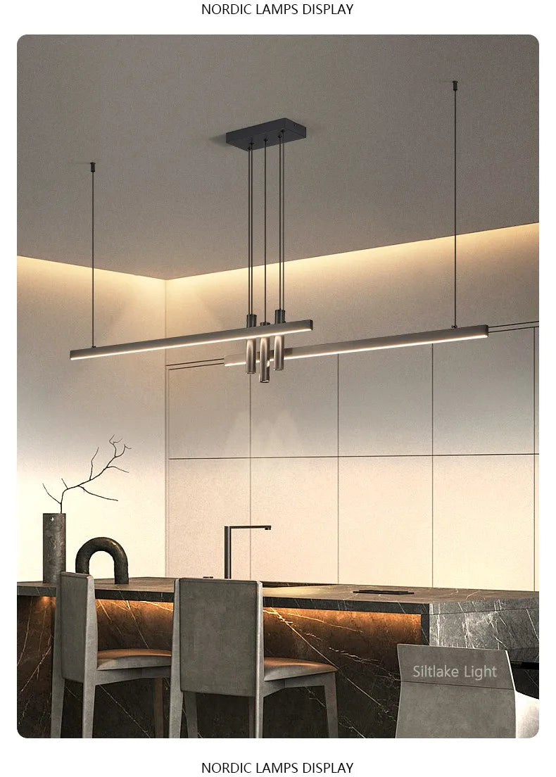 Lustre Cuisine Moderne — Industriel