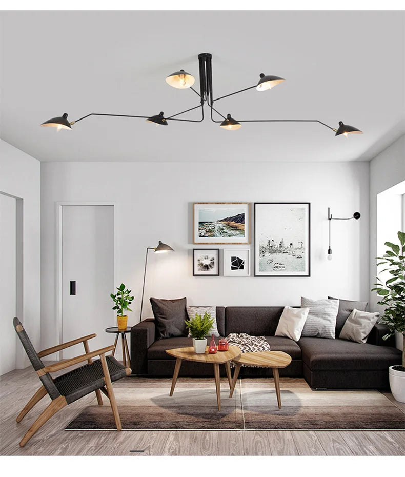 Plafonnier Salon Moderne — Plafonnier Nordique Design