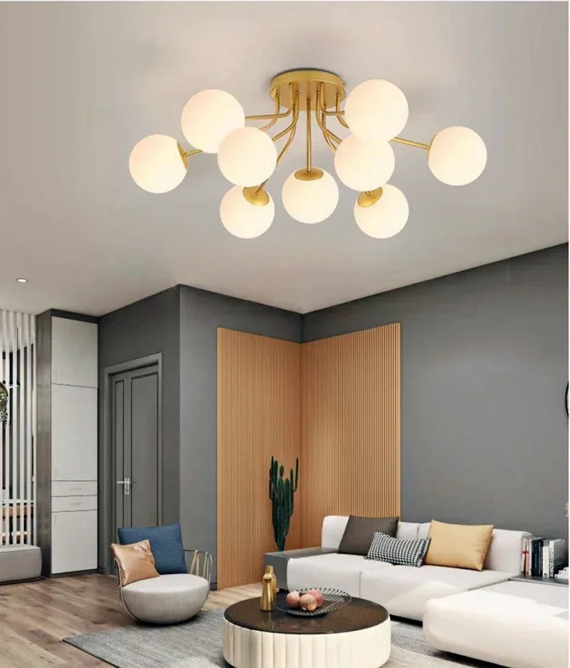 Lustre Scandinave — Verre