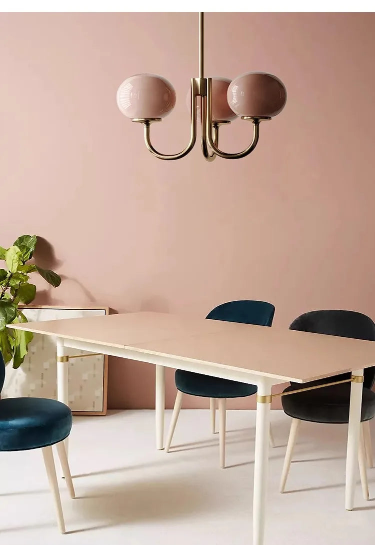 Lustre Chambre Adulte — LED — C doré 5 ampoules