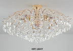 Lustre Baroque — Plafonnier LED Cristal