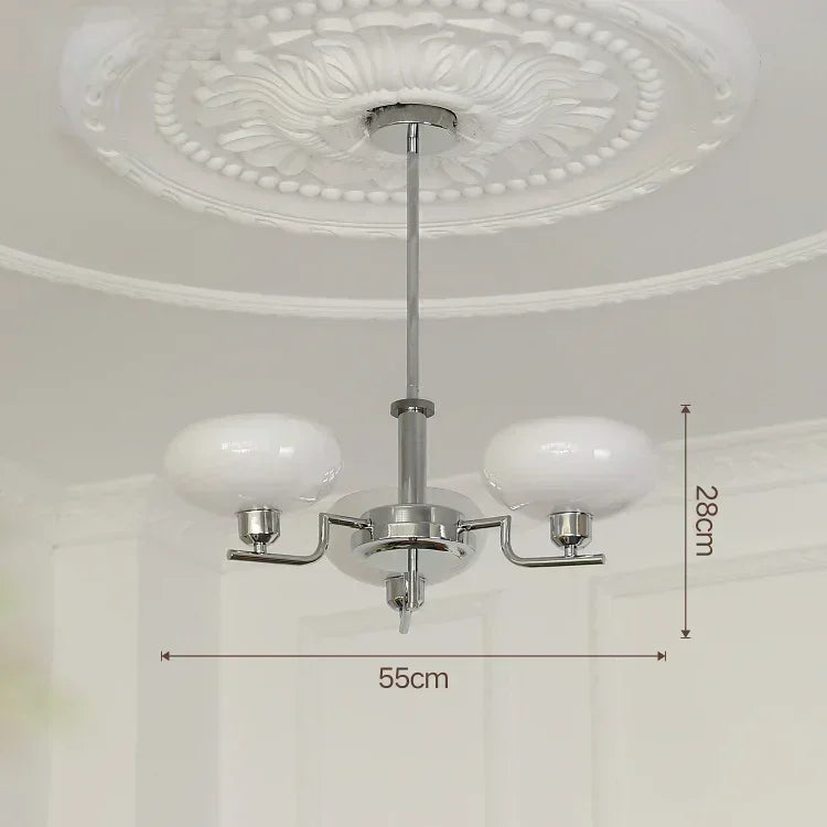 Lustre Vintage Industriel — Verre
